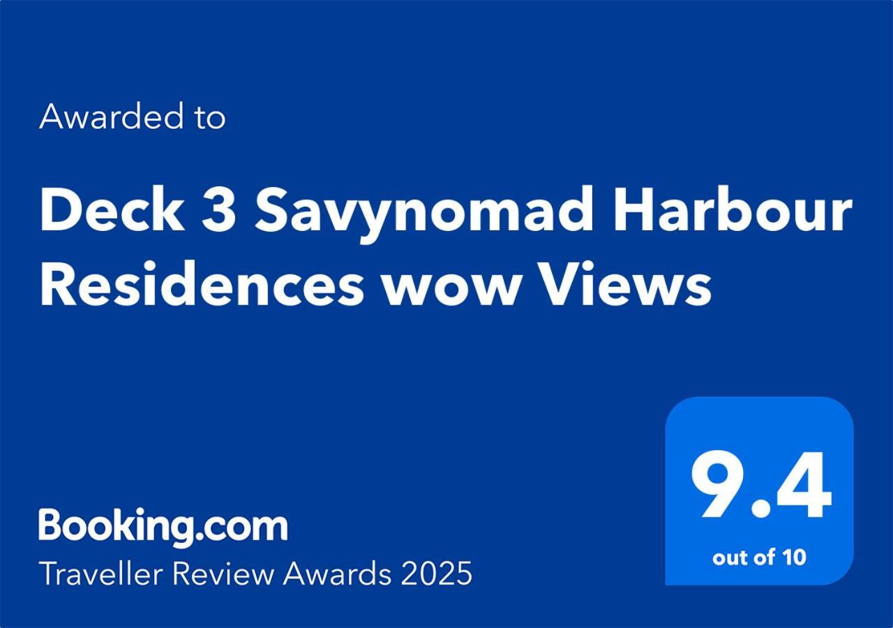 Deck 3 Savynomad Harbour Residences Wow Views Cospicua エクステリア 写真